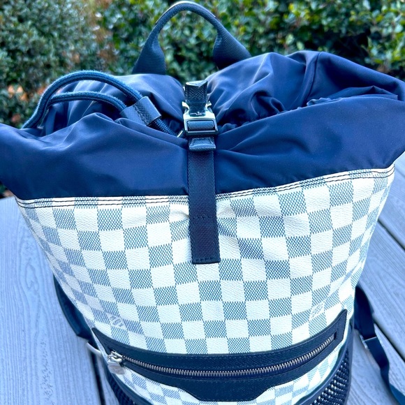 🦁 Louis Vuitton LV Damier Azur Backpack - Picture 7 of 16